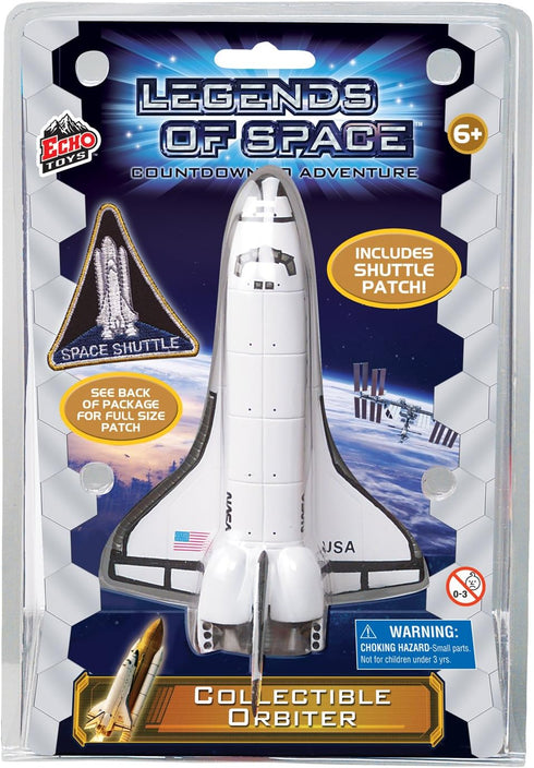 Legends of Space - Collectible Space Shuttle Orbiter with Patch