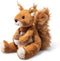 Steiff Phil Plush Squirrel, Premium Stuffed Animal for Kids, Brown, 8"