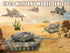 5 Pack Set, Playset 3+ Crelloci Die Cast Fighter Jet Tank Toy, Pull Back Army Toys Vehicle Camouflage Bomber Airplane