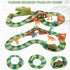 GIAT Dinosaur Track Toys, Best Birthday Gifts for 3-7 Year Olds, Dinosaur Race Car Track with Light & Sound