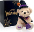 Halloween Plush Bear - Halloween Pumpkin Witch Stuffed Animal Teddy Bear, 8 Inch