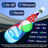 Pool Toys Beach Games for Kids - Inflatable Baseball with LED Light-up Glow in The Dark Bat for Outdoor Fun