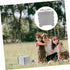 Portable Folding Toilet for Adjustable Height Collapsible Seat with Lid Travel Potty for Car Outdoor Camping Easy-Clean