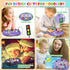 Toddler Baby Busy Board with LED Light, Montessori Sensory Board for 1+ Year Old, Travel Toys for Preschool Learning