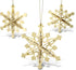 Puzzled 3D Puzzle Snowflake Ornaments - Wood Craft Construction Model Kit, Fun & Educational DIY Wooden Toy