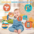1 1-3, Busy Board for Year Old, Travel Toys for Toddlers Montessori Busy Board - Car Airplane Essentials, Sensory