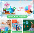 Blocks-150PCS 4-8 ToyUnited Magnetic Magnetic Building Blocks Magnet Cubes Stacking Dark Forest Glacier Castle, STEM