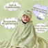 27.5"X55" 2-Pack Set Toddler Hooded Bath Towel Unisex Baby Bath Towels Ultra Absorbent Soft Boys Girls Bath Towel