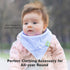 KeaBabies 8-Pack Organic Baby Bandana Drool Bibs - Stylish Unisex, Super Absorbent Teething Bibs for Infants