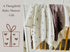 Set, Leyl&Ari Baby Swaddle Blanket Organic Cotton Muslin Receiving Blanket for Newborn (Tropical Flowers/Ombre)