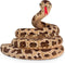 80" Snake Stuffed Animal Plush, Realistic Curling Giant Plush Toy for Kids, Lifelike Boa Constrictor Birthday Gift