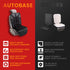 1 Pack) Autobase Car Seat Protector for Child Car Seat | Largest and Thickest Waterproof Backseat Protector for Kids