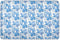 siphylline Blue Round Flower Spring Extra Large Resuable Changing Pad Covers Highly Absorbent