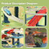 Ponilyer 3-12 Dinosaur Track Toy, Electric Simulated Scenario Car Road, Children's Competition Race Track, Music