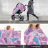 Hcpwzrf Hand Drawn Pineapple Fruits On Pink Baby Car Seat Cover & Nursing Cover - Breathable Stretch Multi-Use Cover