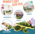 Soft Plush Sea Turtle Stuffed Animals, Giant 12 Inch Plush Pillow Toys for Birthday Graduation Gifts for Kids