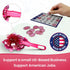MR CHIPS Made in USA Magnetic Wands with 3/4 Inch Plastic and Metal Rings - 100 pcs Reusable Storage Bag