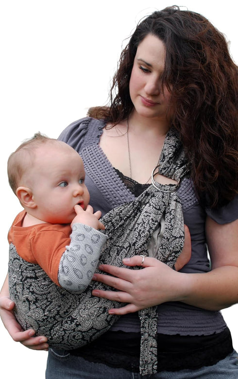 100% Lite-on-Shoulder Baby Sling Ergonomic, Cotton, Adjustable Baby Carrier