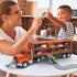 Driven by Battat – Car Carrier Toy Truck – Detachable Trailer and Container – Toy Vehicle Launcher – Compatible with Pocket Series & Tracks – Car Transport Truck – Gift Toy for Kids 3+