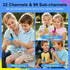 SANJOIN 3-12 3 4 3 4 5 6 7 8 9 Walkie Talkies for Kids Games Outdoor Toys for Year Old Boys Girls, Miles Range Walkie