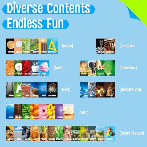 SpriteGru Seek and Find Scavenger Hunt Card Game - 50 Cards for Family & Kids Outdoor Activities