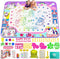 Water Doodle Mat,40 x 32 Inch Large Drawing Mat with Backpack,Educational Toys