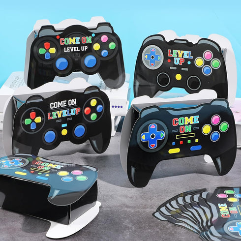 24 Packs Video Game Party Boxes Craft Kit, Gaming Shaped Gifts Boxes for Gamer Party Favor, Birthday Decorations