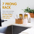 7-Prong Boon ARC Modular Baby Bottle Drying Rack Includes Silicone Drying Mat, Accessory Cup, and Wire Bottle Rack Baby