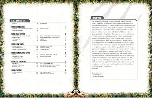Everyday Heroes Kong: Skull Island Cinematic Adventures Roleplaying Game, Orange