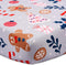 Christmas Crib Sheet, Fitted Crib Sheet with Christmas Tree, Cane, Gingerbread Man,