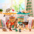 Terra by Battat – 60 Pcs Jungle World Animal Playset, Educational Toys for 3+ Year Old Kids, Realistic Animal Figurines