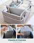 Lily Miles Baby Diaper Caddy Organizer, Baby Shower Basket for Newborn Boys or Girls, Nursery Must Haves for New Mom