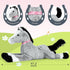 MaoGoLan Large Horse Stuffed Animal - Jumbo 4 Feet Plush Toy, Ridable Pony Pillow for Girls