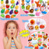 HINZER 100 Pack Animal Erasers Bulk, Pull Apart 3D Puzzle Erasers for Classroom Rewards