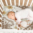 Cozy 27 39 inch Kigai Vintage Butterfly Flower Crib Sheet for Boys and Girls Jersey Knit Fitted Baby Sheets