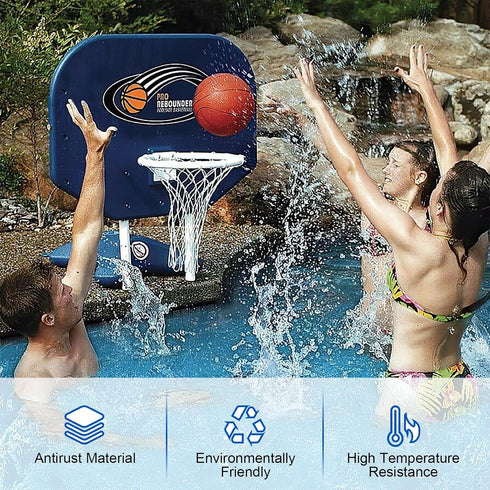 Basketball Rim Replacement for Poolmaster Splashback - Outdoor Pool Basketball Hoop Rebounder Game