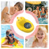 Generic 10x7.5x6.4cm, Cartoon Duck Temperature Meter, Magnetic Rechargeable Digital Display, PVC Waterproof Sensor