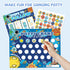 Fortunalux 18 5 Potty Training Chart for Toddlers Boys with Fun Reward Stickers - PCS Potty Training Sticker Chart
