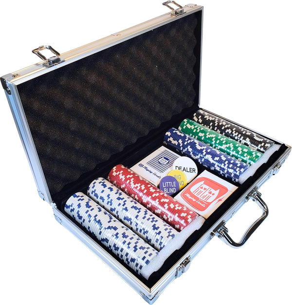 Fat Cat 11.5 Gram Texas Hold 'em Claytec Poker Chip Set with