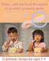 Set Set 1-4 Toddler Utensils Ergonomic Fork and Spoon and Bowl Non-Slip Design for baby Year Olds Self-Feeding BPA Free