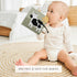 Soft Baby Book with Touch and Feel Pages, Cute Sensory Book for Babies 0-6 Months, Perfect for Baby Showers