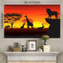 African Safari Theme Party Decorations, 72.8 x 43.3 Inch Backdrop Banner for Tropical Forest Jungle Scenic Background