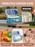 WIBOND 4-6 2 Pack, Breast Milk Cooler Travel Bag, Real-Time Temperature Display, Holds Breastmilk Storage Bag