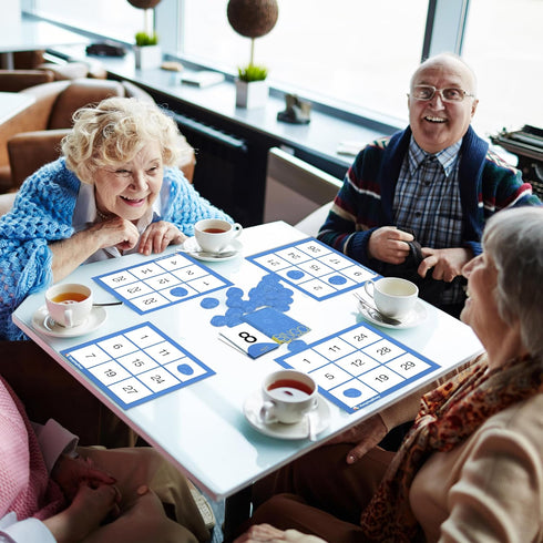 Keeping Busy Bingo Dementia Activities for Seniors | Cards, Chips & 6 Board Set for Elderly Games