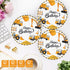 KFJBPB 40 Set 20 Pcs Construction Plates and Napkins Party Supplies, Construction Birthday Party Decorations Disposable
