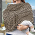 Forchrinse Leopard Cheetah Animal Print Baby Car Seat Canopy for Boys Girls - Soft Nursing Breastfeeding Cover Stroller