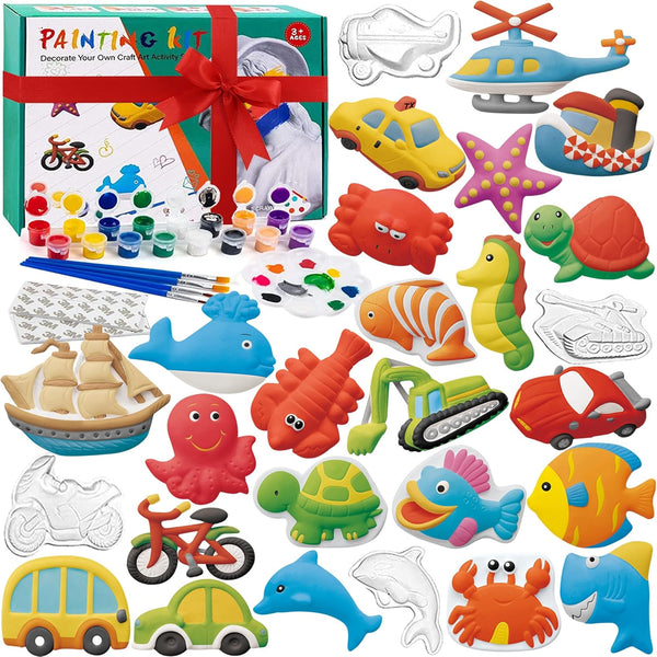 KODATEK 80 Piece Arts and Crafts for Kids Ages 4-8, Kids Paint