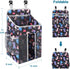 Accmor Hanging Baby Diaper Caddy Organizer, Diaper Stacker for Changing Table, Crib, Playard, Black