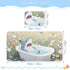 WDdZzyy 28" 52" Shark Bathtub Flower Cooling Baby Crib Mattress Cover x Reusable Pads Washable for Baby&Toddler
