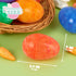 JOYIN 30 Pcs Bright Iridescent Printed Plastic Easter Eggs 3.15" Tall for Hunt, Basket Stuffers, Classroom Prizes